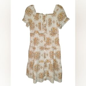 Levi's Girls Floral Tiered Pintuck Dress